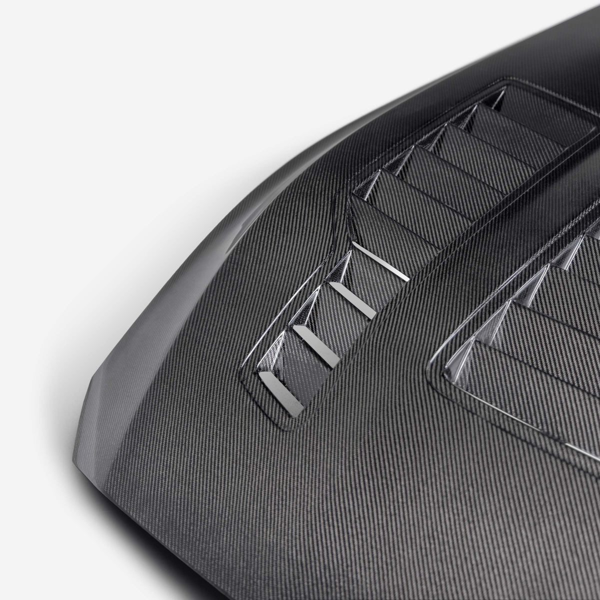 2024-26 Ford Mustang Type-GT4 double-sided carbon fiber hood view 4