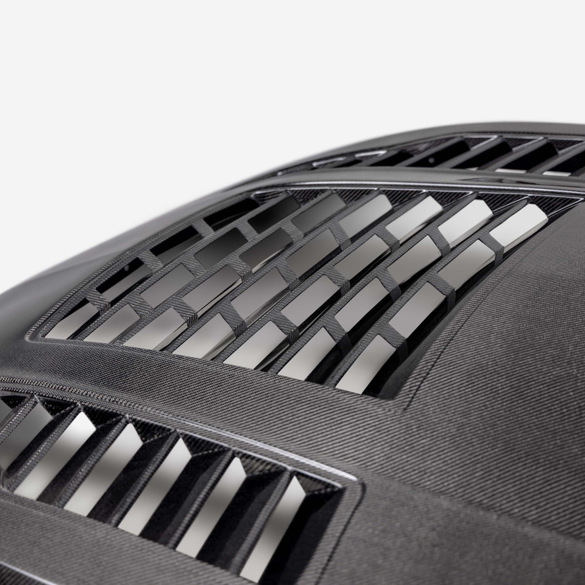 2024-26 Ford Mustang Type-GT4 double-sided carbon fiber hood view 6