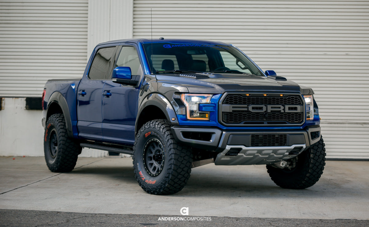 2017-20 Ford F-150 Raptor Type-OE Carbon Fiber Hood Vent - image 7