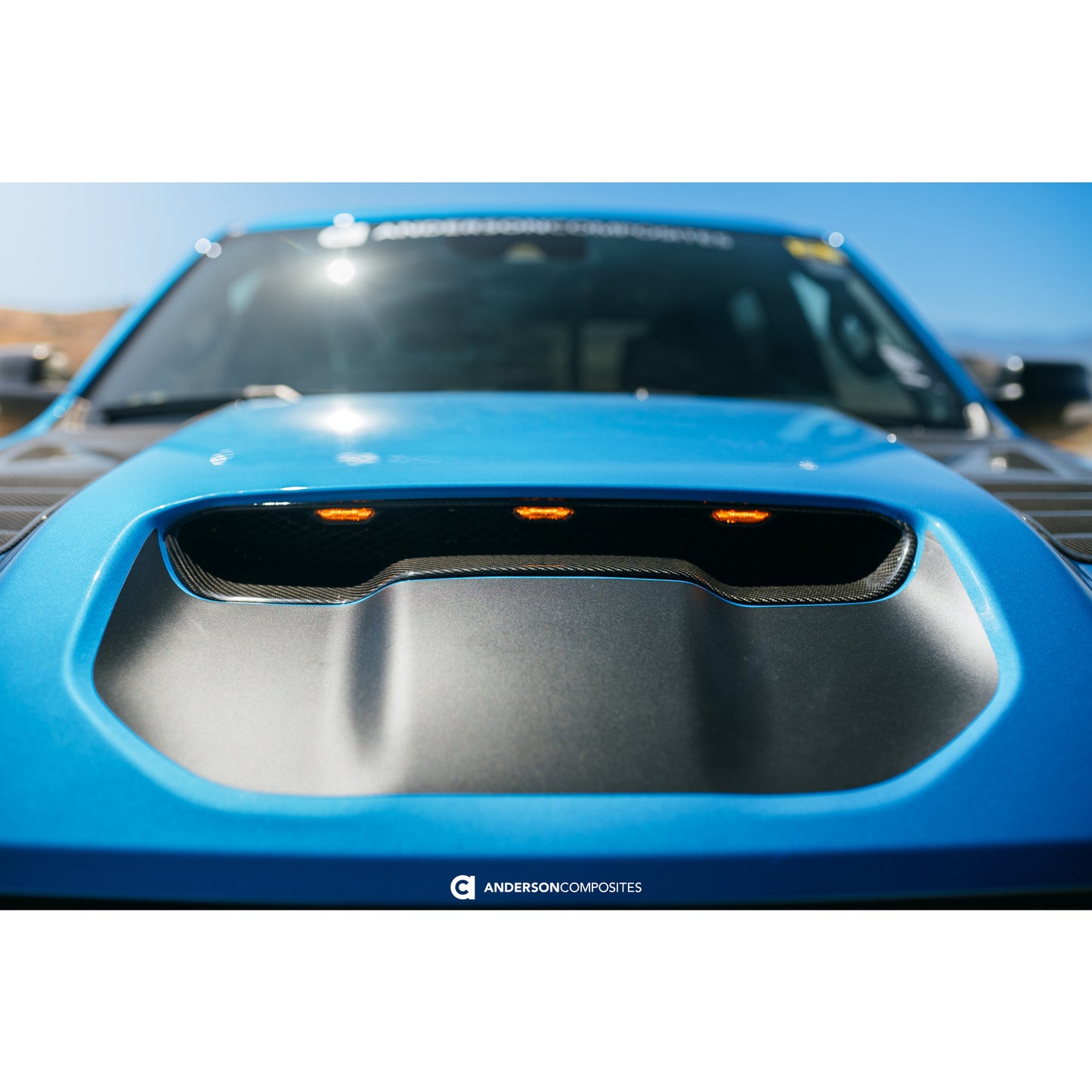Carbon Fiber Air Intake Hood Scoop For 2021-2024 RAM TRX And 2025-2026 RHO