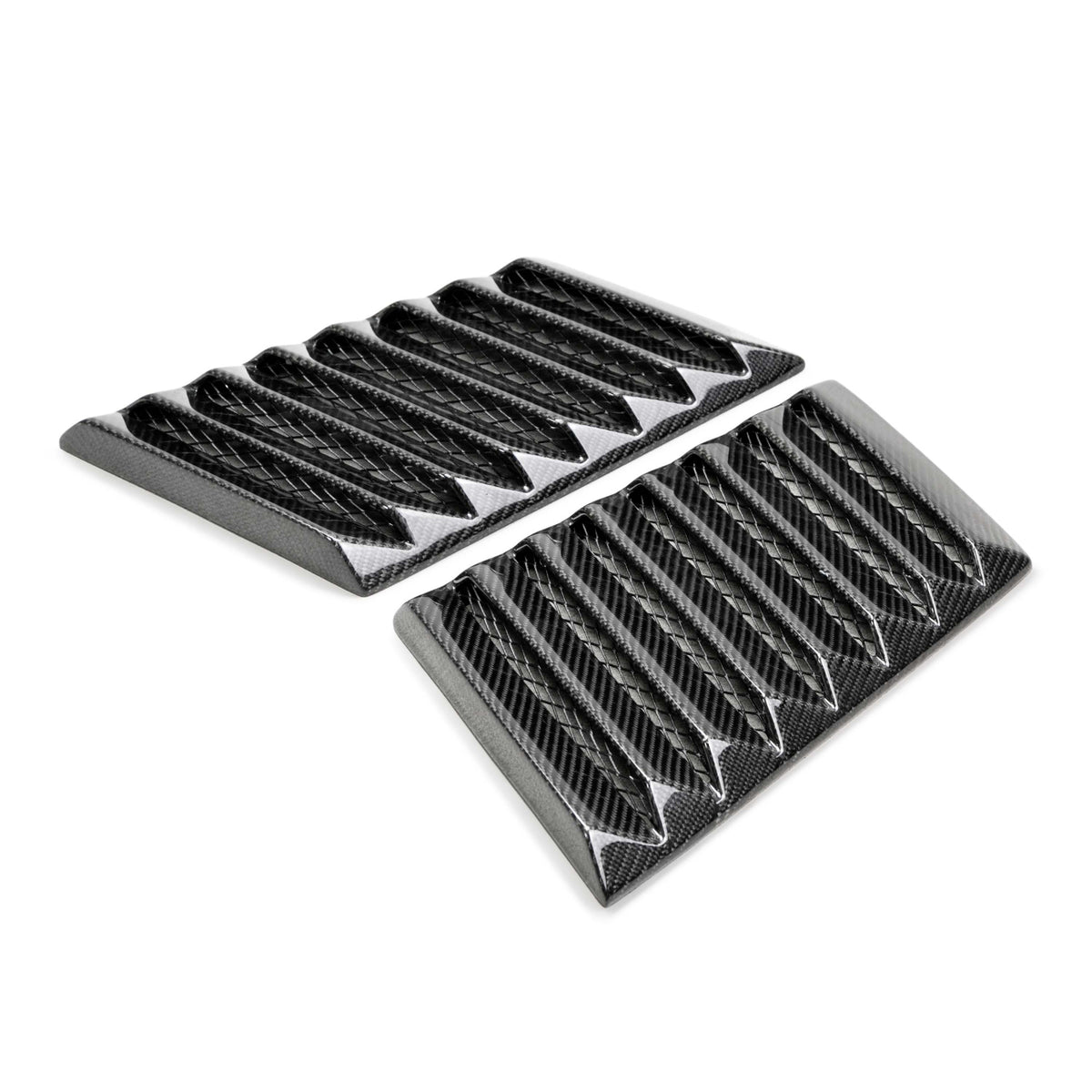Universal truck carbon fiber hood vents pair - image 2