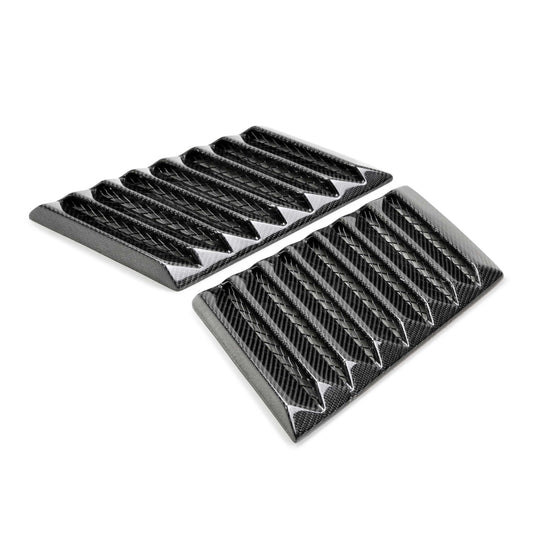 Universal truck carbon fiber hood vents pair - image 2
