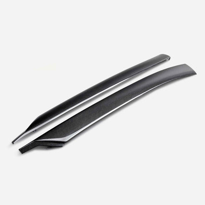 Anderson Composites 2020–24 Chevrolet Corvette C8 Carbon Fiber Windshield Pillar Cover Replacements (Pair), view 1