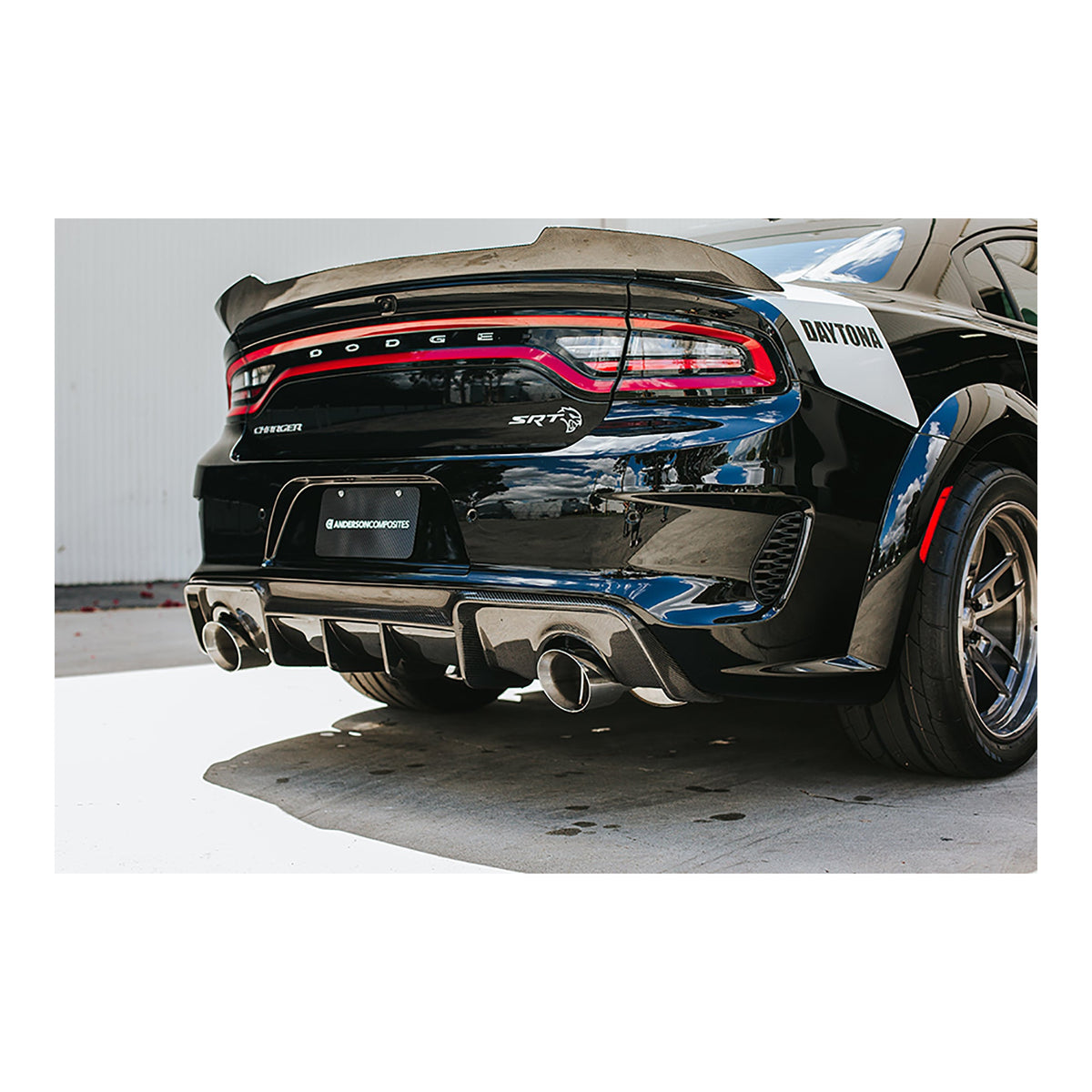 2020–23 Dodge Charger Widebody Type-MB Carbon Fiber Rear Diffuser