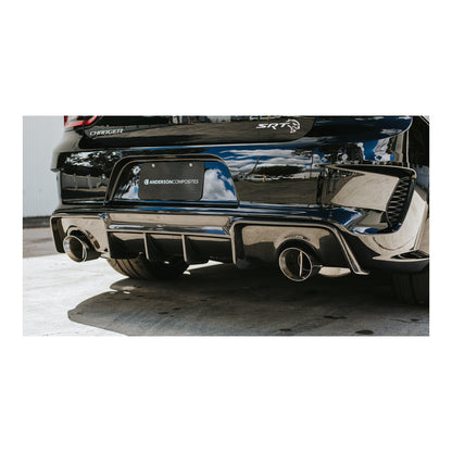 2020–23 Dodge Charger Widebody Type-MB Carbon Fiber Rear Diffuser