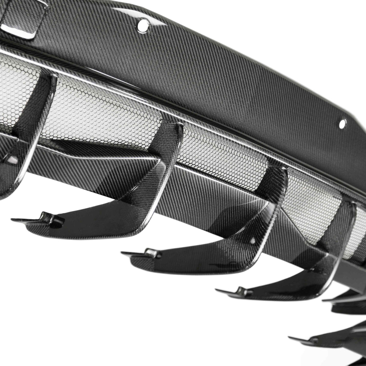 Anderson Composites 2020–24 Chevrolet Corvette C8 Stingray Carbon Fiber Rear Diffuser, view 3