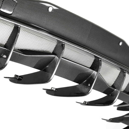 Anderson Composites 2020–24 Chevrolet Corvette C8 Stingray Carbon Fiber Rear Diffuser, view 3