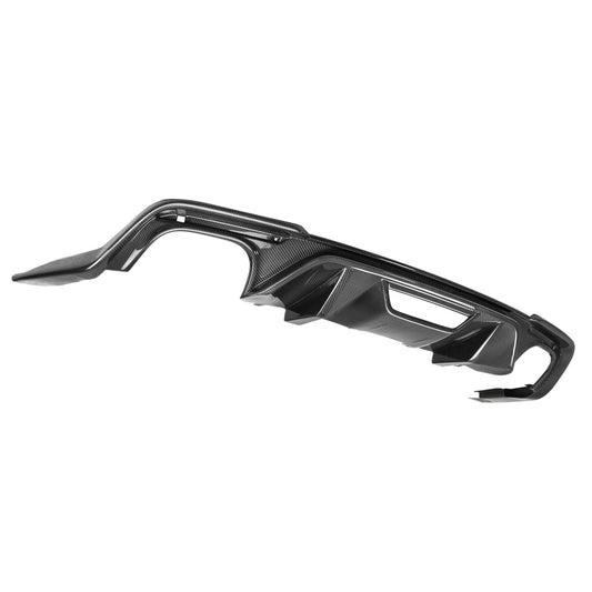 2018-23 Ford Mustang Type-OE Carbon Fiber Quad-Tip Rear Valance
