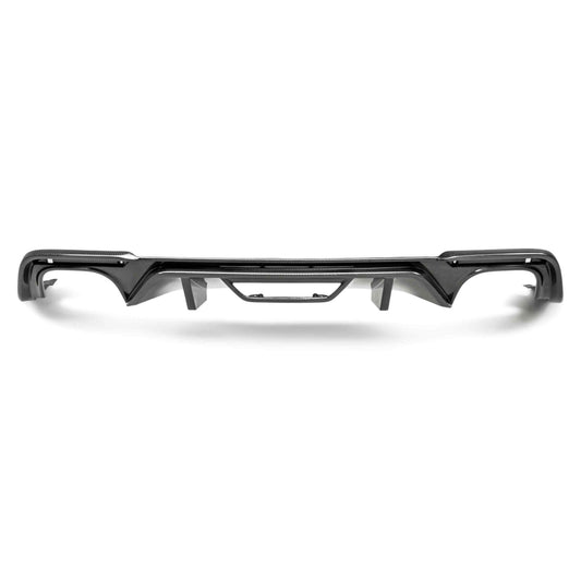 2018-23 Ford Mustang Type-OE Carbon Fiber Quad-Tip Rear Valance - view 2