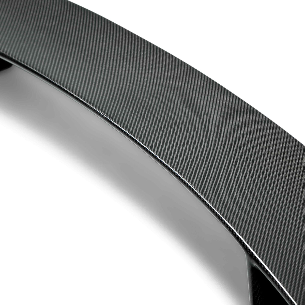 Type-AT carbon fiber rear spoiler - carbon fiber detail