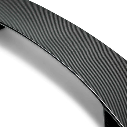 Type-AT carbon fiber rear spoiler - carbon fiber detail
