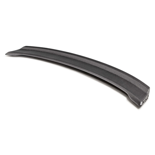2024-26 Ford Mustang Dark Horse carbon fiber rear spoiler center blade view 2