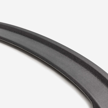 2024-26 Ford Mustang Dark Horse carbon fiber rear spoiler center blade view 4