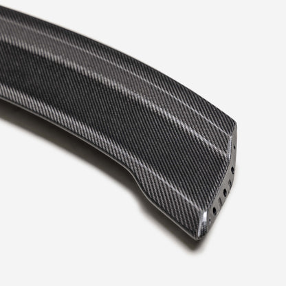 2024-26 Ford Mustang Dark Horse carbon fiber rear spoiler center blade view 5
