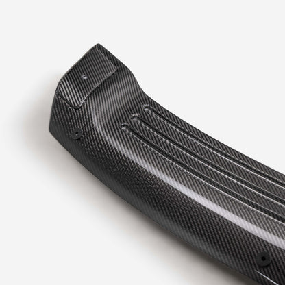 2024-26 Ford Mustang Dark Horse carbon fiber rear spoiler center blade view 8