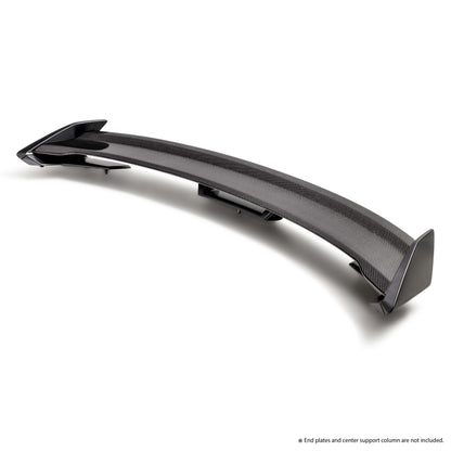 2024-26 Ford Mustang Dark Horse carbon fiber rear spoiler center blade view 9