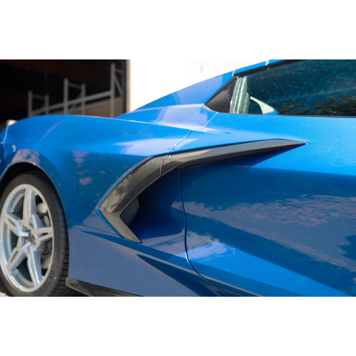 Anderson Composites Dry Carbon Fiber Side Scoop Trim for 2020–2024 Chevrolet Corvette C8 Stingray (Pair) — view 7