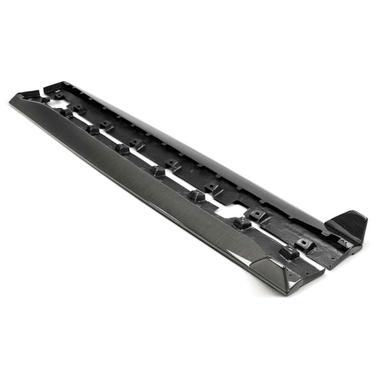 2015-23 Ford Mustang Type-GR GT350-Style Carbon Fiber Side Rocker Panel Splitters