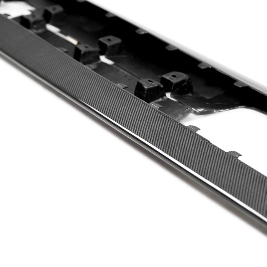 2020-22 MUSTANG SHELBY GT500 CARBON FIBER SIDE ROCKER PANEL SPLITTERS