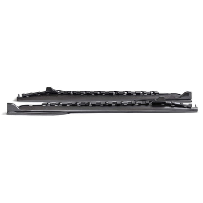 Type-GT5 Carbon Fiber Side Rocker Panel Splitter for 2024-2026 Ford Mustang