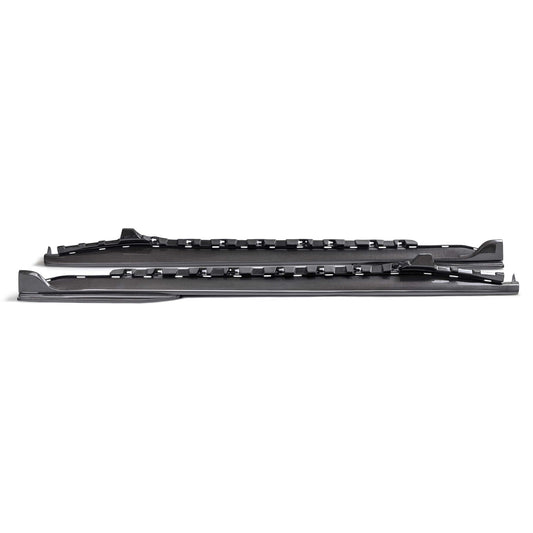 Type-GT5 Carbon Fiber Side Rocker Panel Splitter For 2024-2026 Ford Mustang