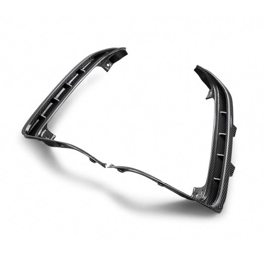 Carbon Fiber Tail Light Surrounds For 2021-2024 RAM TRX And 2025 RHO (Pair)