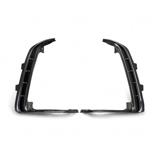 Carbon Fiber Tail Light Surrounds For 2021-2024 RAM TRX And 2025 RHO (Pair)