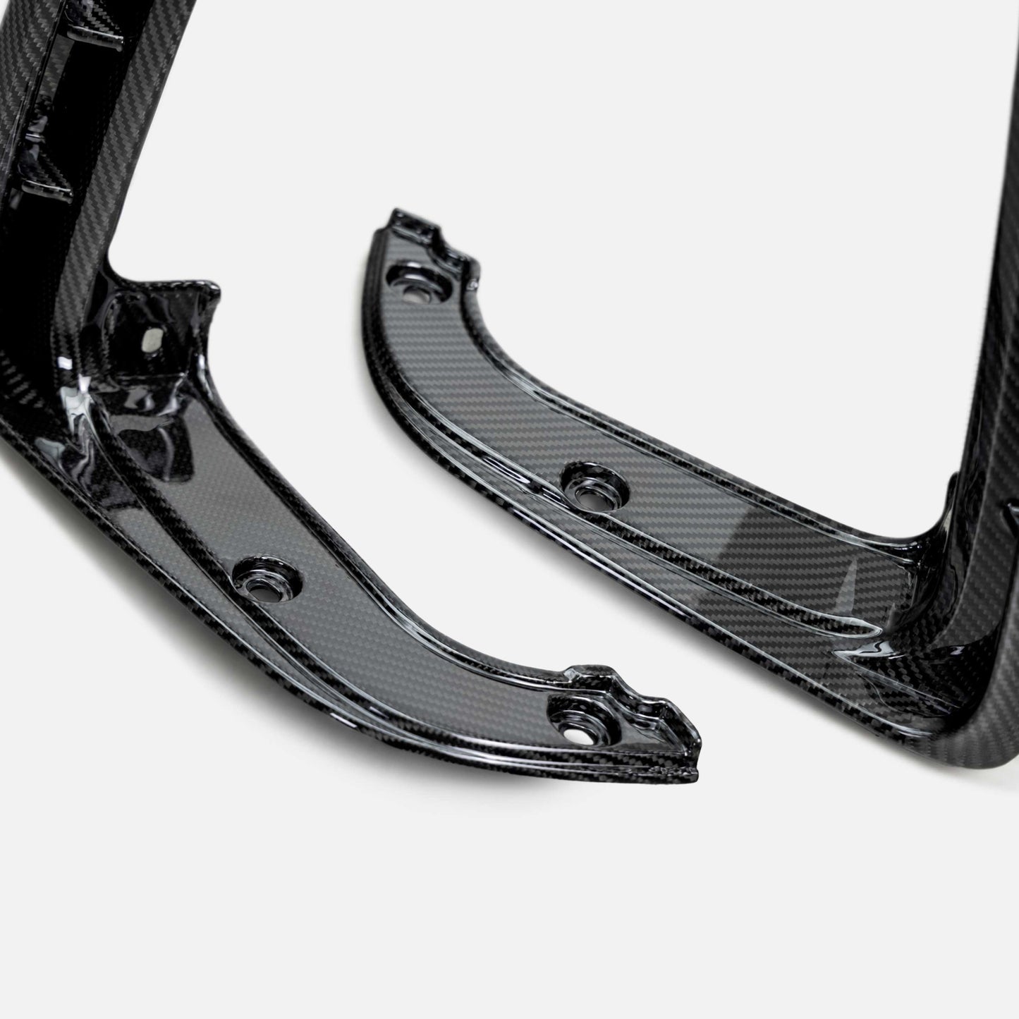 Carbon Fiber Tail Light Surrounds For 2021-2024 RAM TRX And 2025 RHO (Pair)