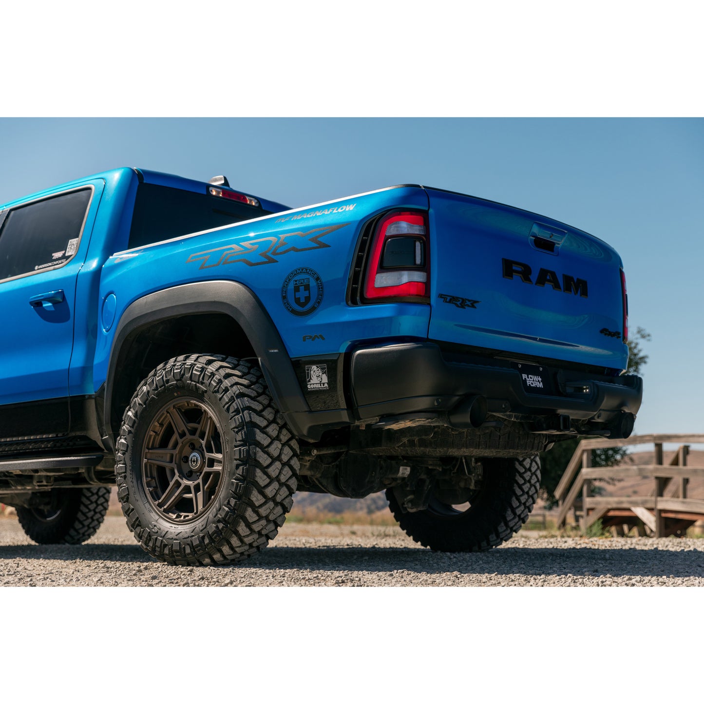 Carbon Fiber Tail Light Surrounds For 2021-2024 RAM TRX And 2025 RHO (Pair)
