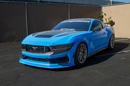 APR Performance front bumper canards on Mustang Dark Horse