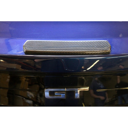 Ford Mustang S550 carbon fiber trunk spoiler cover