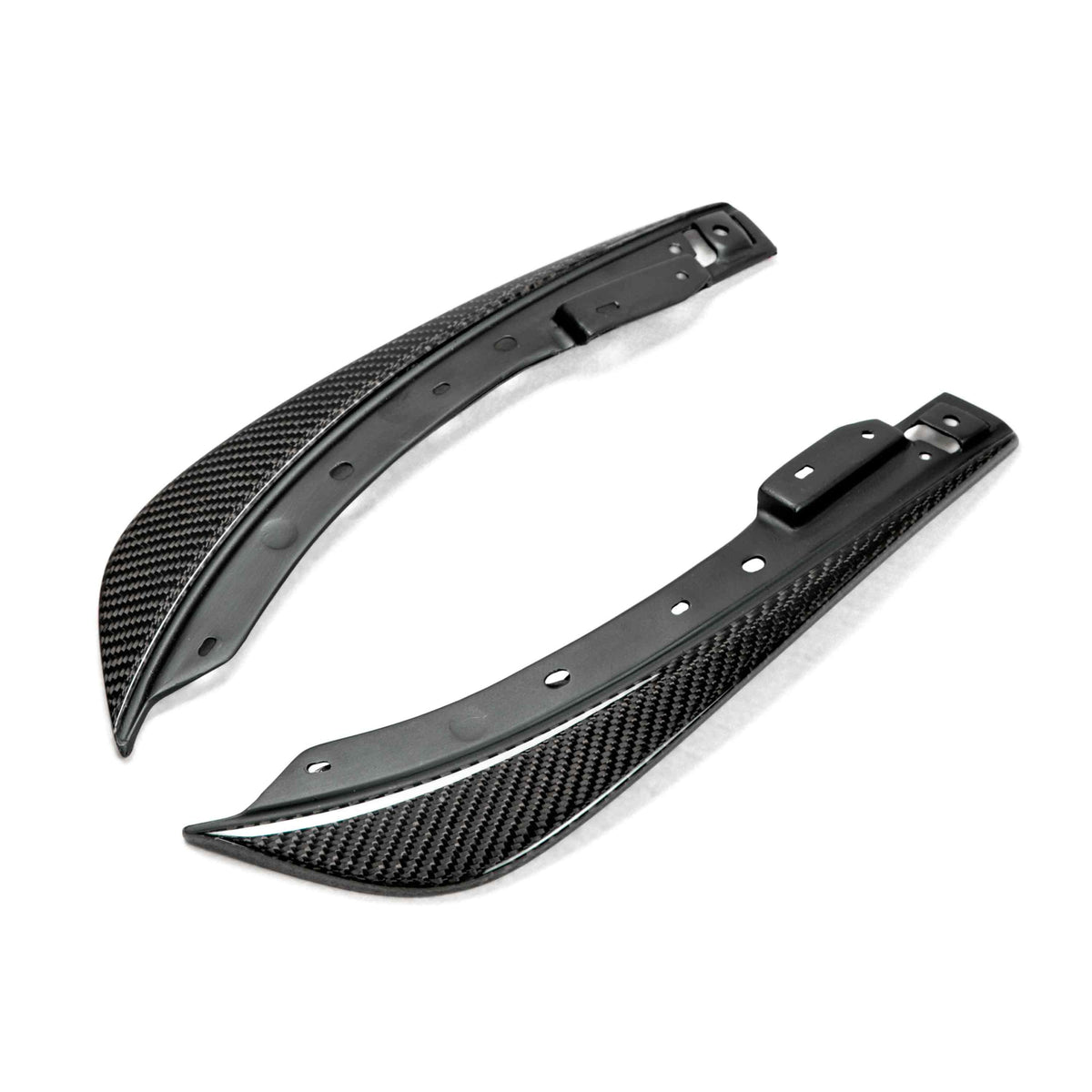 Anderson Composites Carbon Fiber Front Bumper Canards for 2008–14 Dodge Challenger