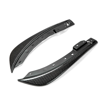Anderson Composites Carbon Fiber Front Bumper Canards for 2008–14 Dodge Challenger