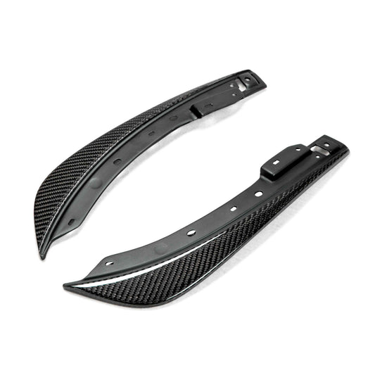 Anderson Composites Carbon Fiber Front Bumper Canards for 2008–14 Dodge Challenger