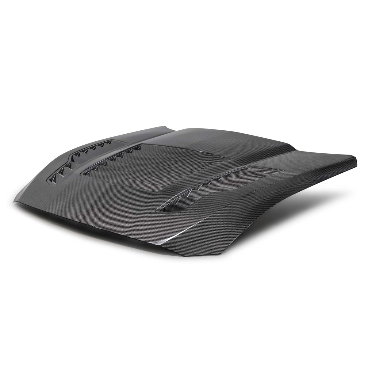 2024-26 Ford Mustang Type-GT4 double-sided carbon fiber hood view 2