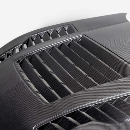 2024-26 Ford Mustang Type-GT4 double-sided carbon fiber hood view 5
