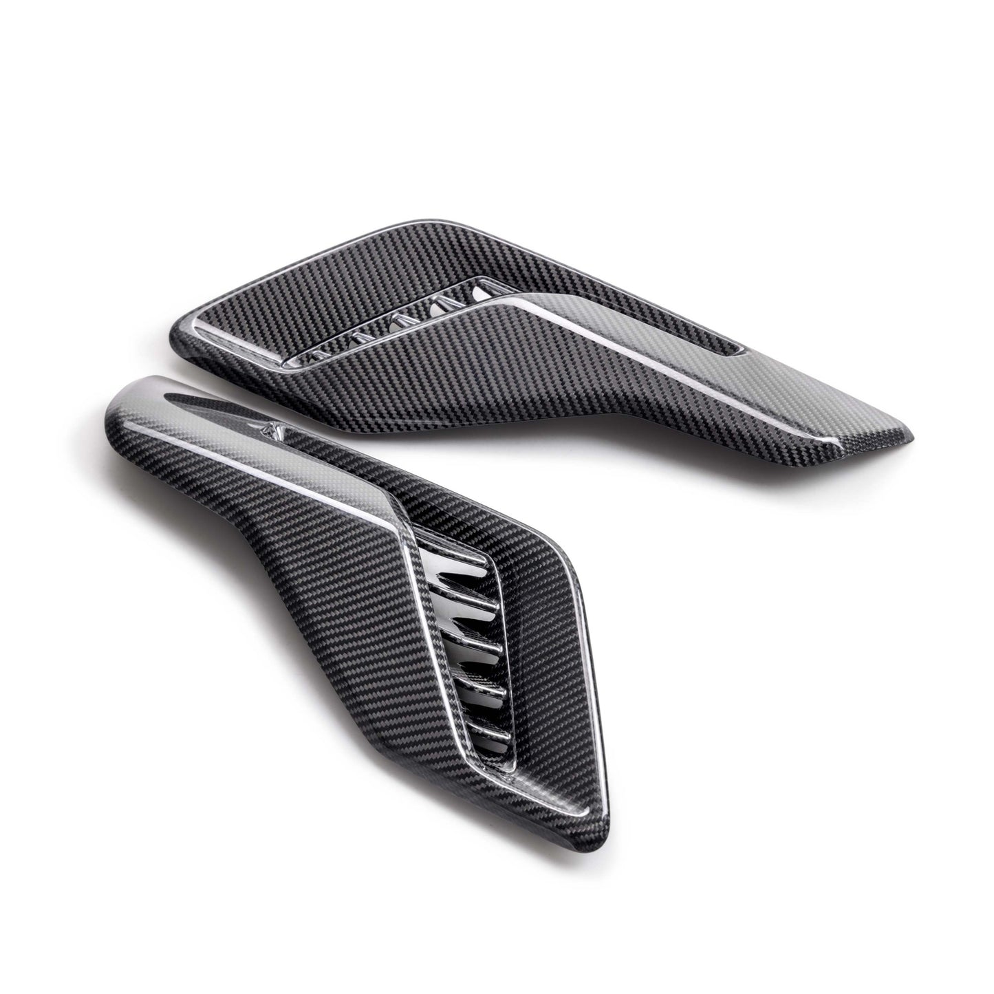 2021-2026 FORD F-150 RAPTOR CARBON FIBER FENDER VENT SET - GLOSS
