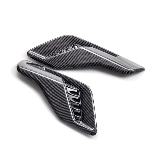 2021-2026 FORD F-150 RAPTOR CARBON FIBER FENDER VENT SET - GLOSS