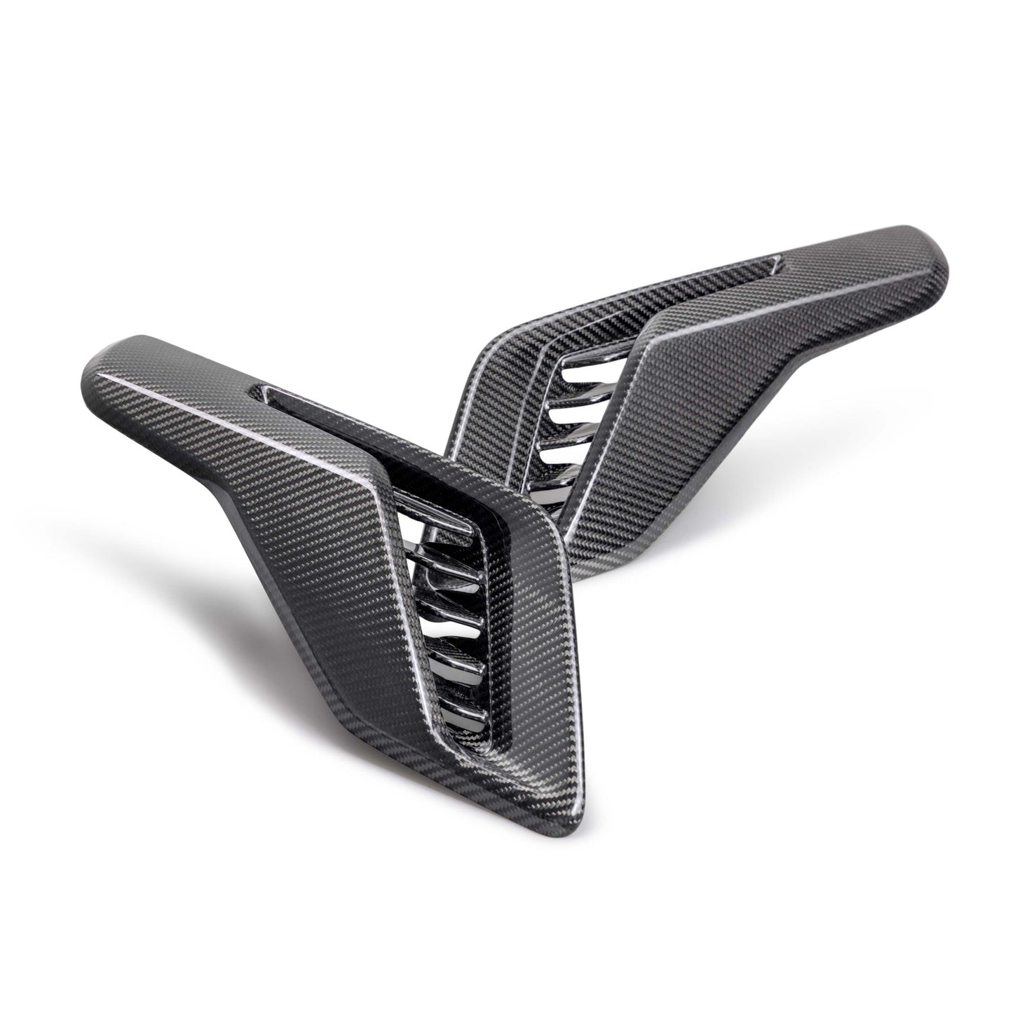 2021-2026 FORD F-150 RAPTOR CARBON FIBER FENDER VENT SET - GLOSS