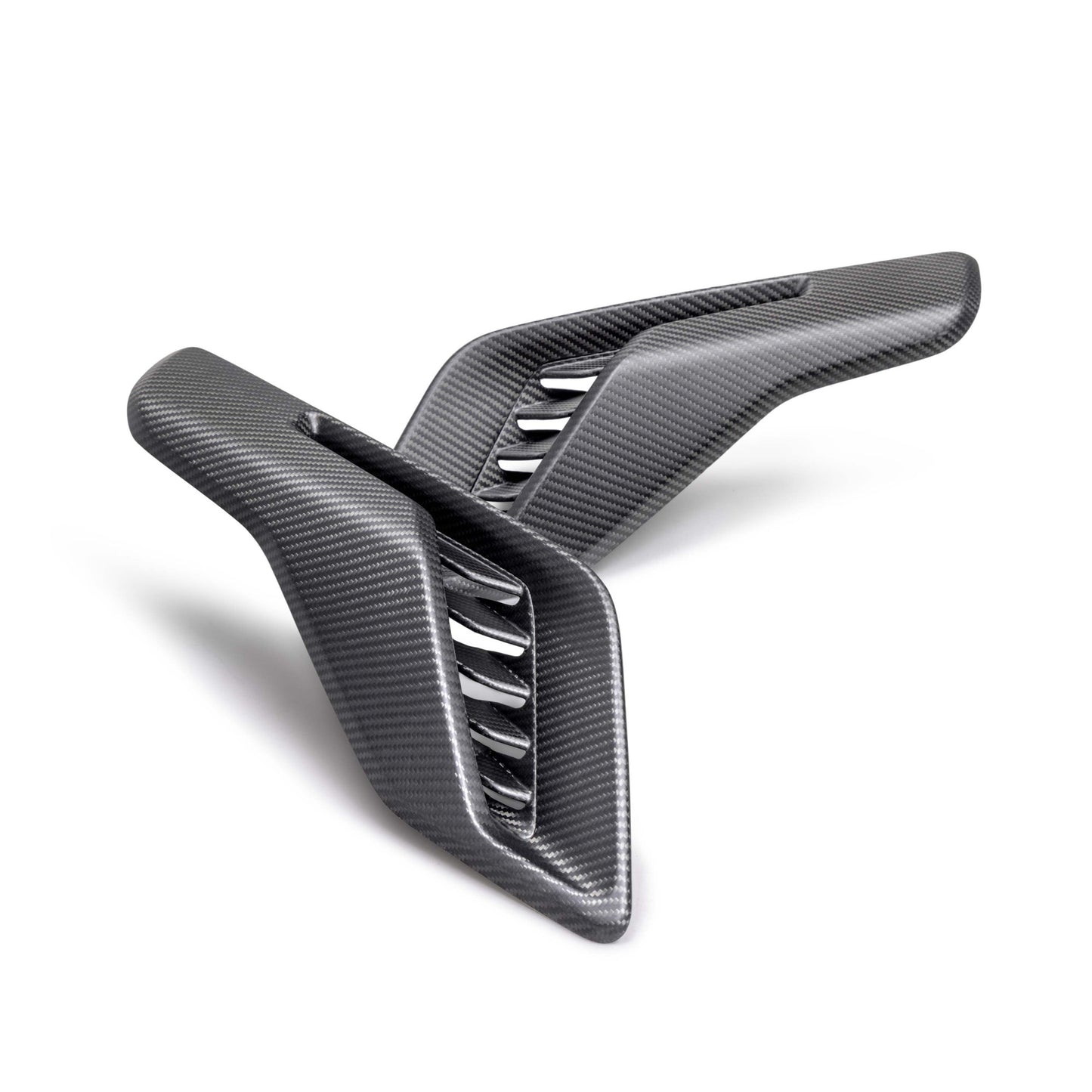 2021-2026 FORD F-150 RAPTOR CARBON FIBER FENDER VENT SET - MATTE