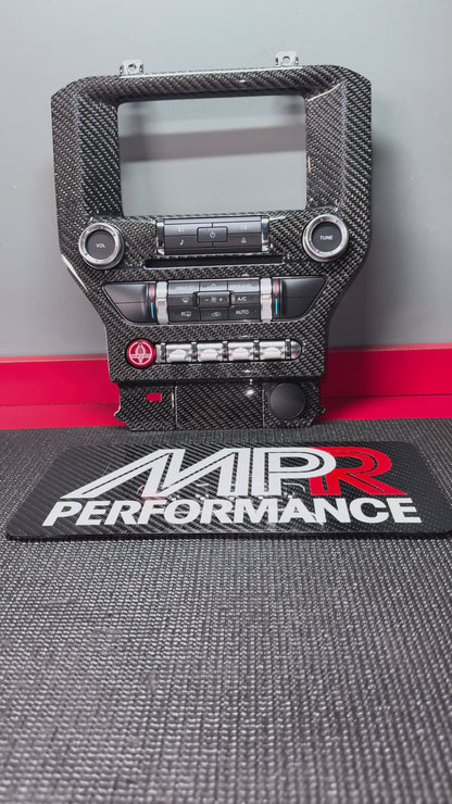 2015-23 Mustang Carbon Fiber Navigation Bezel