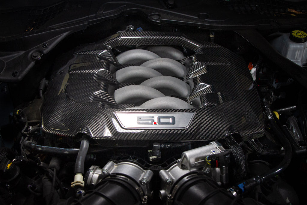 APR carbon fiber S650 Mustang engine cover