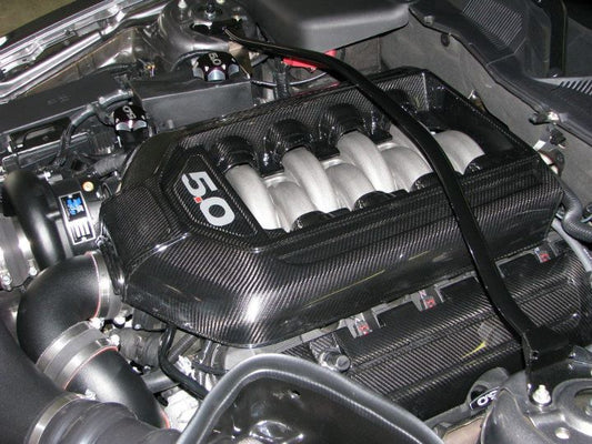 APR carbon fiber 2011–14 Mustang GT manual transmission engine plenum cover