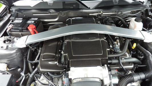 APR carbon fiber 2005–09 Mustang GT engine plenum cover