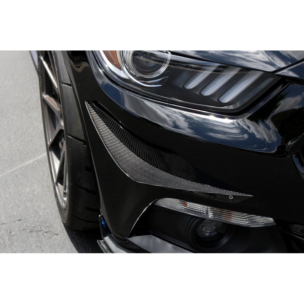 2015–17 Mustang APR Carbon Fiber Front Bumper Canards