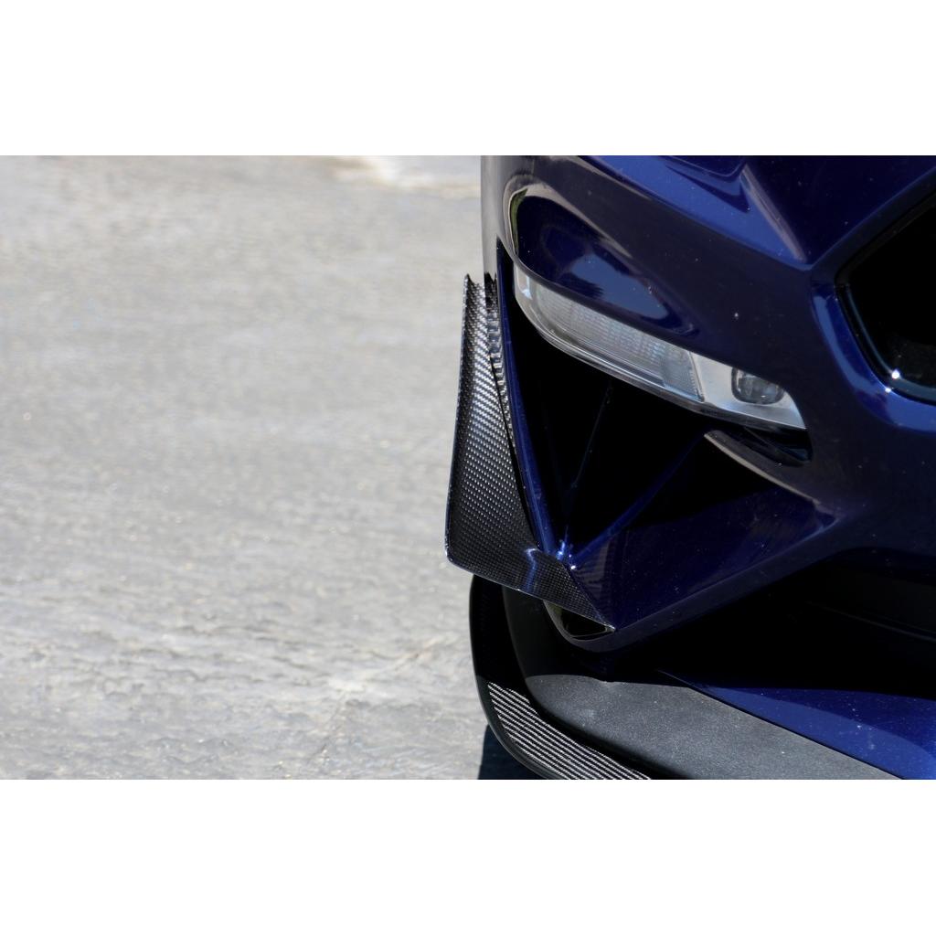 2018–23 Mustang APR Carbon Fiber Front Bumper Canards