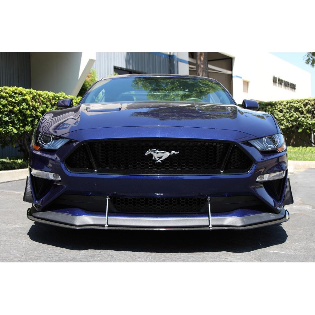 2018–23 Mustang APR Carbon Fiber Front Bumper Canards
