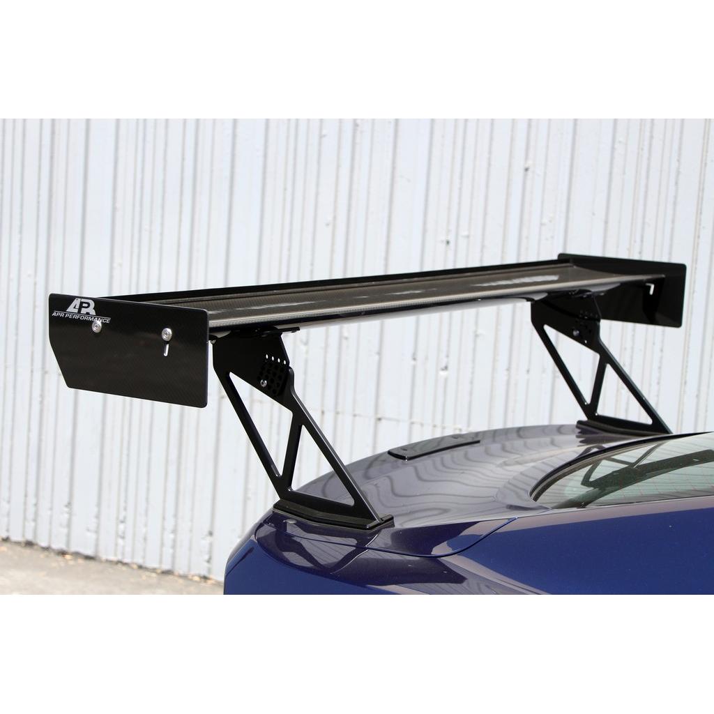 APR GT-250 adjustable carbon fiber rear wing for 2015–17 Ford Mustang
