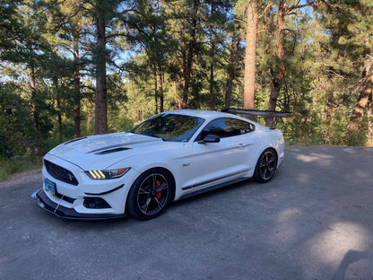 APR GT-250 adjustable carbon fiber rear wing for 2015–17 Ford Mustang
