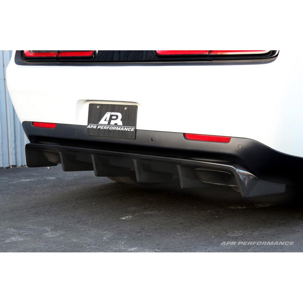 2015–23 Dodge Challenger Hellcat carbon fiber rear diffuser